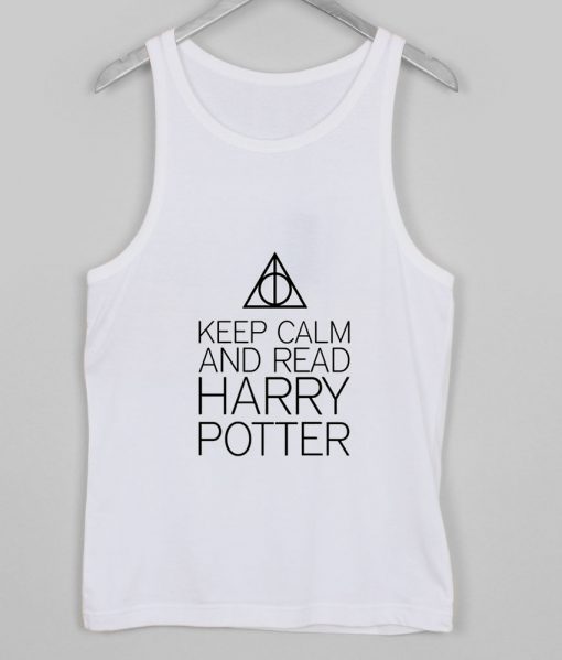 Keep Calm And Read Harry Potter tanktop