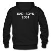 Sad boys 2001 hoodie back