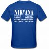 nirvana t shirt back