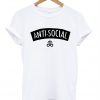 Anti social t shirt