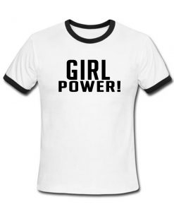 Gilr power! ringer shirt