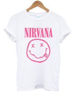 nirvana logo t shirt