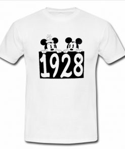 Minnie and Mickey Mouse 1928 t shirt