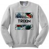 Trixin flower sweatshirt