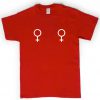 Women Gender Sign t shirt