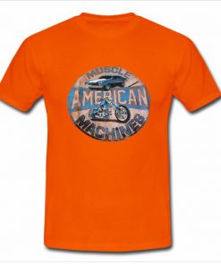 Muscle American Machines logo T Shirt