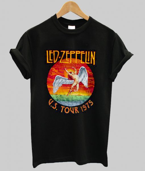 led zeppelin us tour 1975 T Shirtled zeppelin us tour 1975 T Shirt