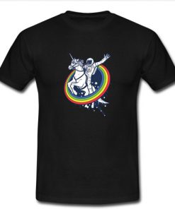 Astronaut Riding A Unicorn T Shirt