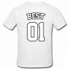 Best 01 T Shirt back