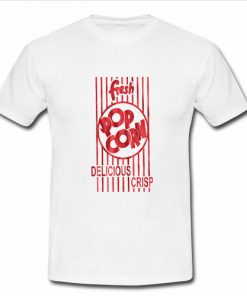 Fresh popcorn logo t shirt