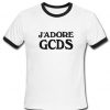 J'ADORE GCDS Ringer T Shirt