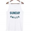 Sunday Smiles Muscle Tank Top