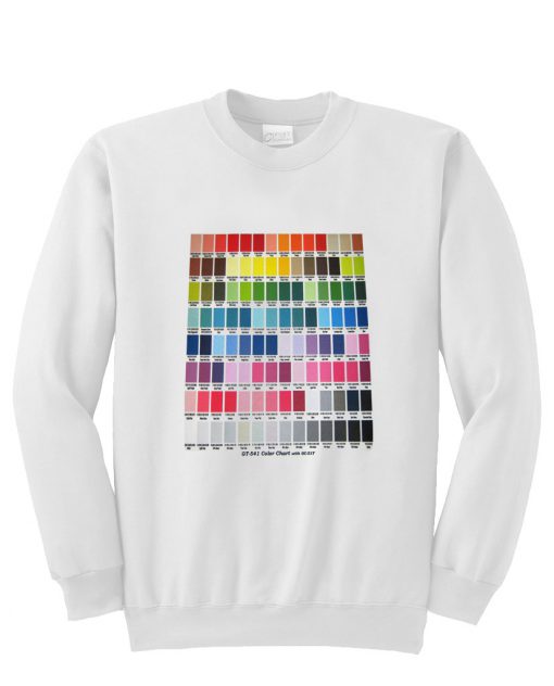 Color Chart Sweatshirt