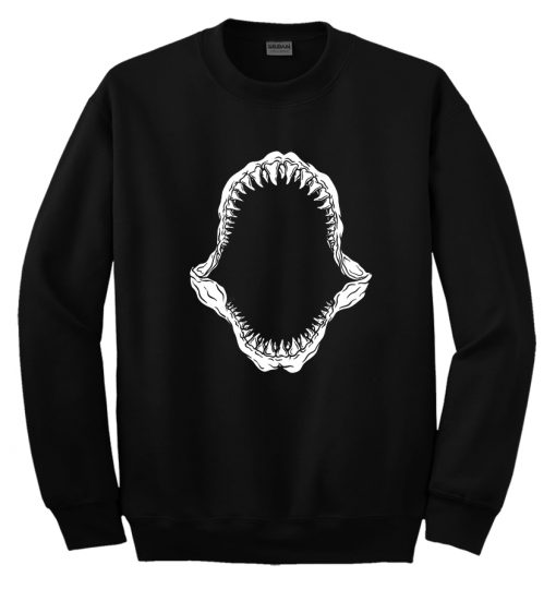 Shark Jaw Isolated Sweatshirt