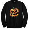 Pumpkin Halloween logo Sweatshirt
