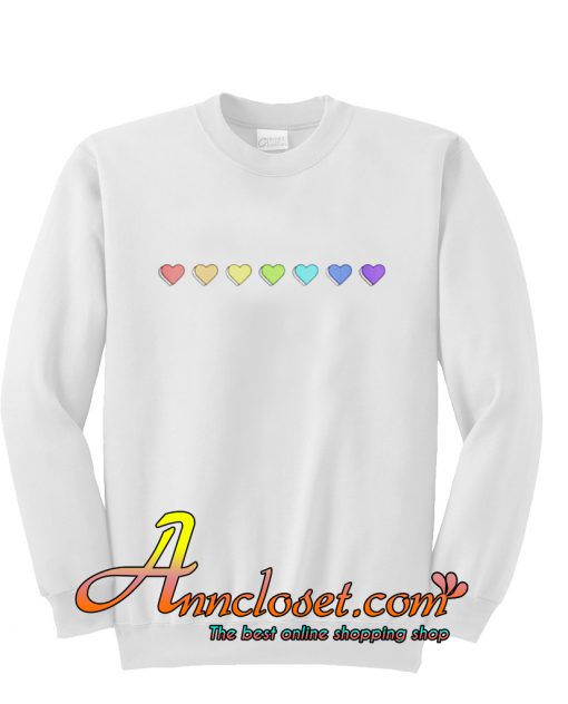 Rainbow Hearth Sweatshirt