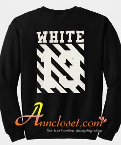WHITE 13 Sweatshirt back