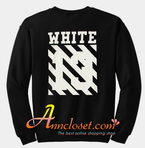 WHITE 13 Sweatshirt back