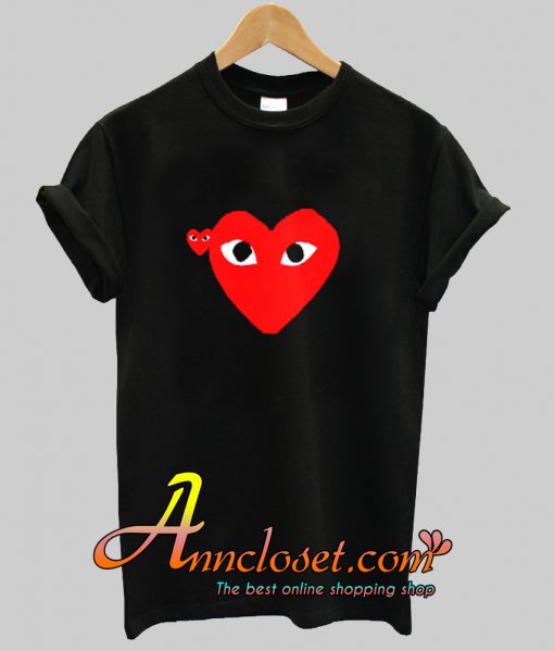 heart With Eyes Garcons T Shirt
