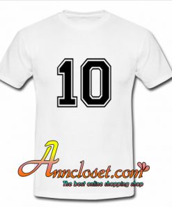 Number 10 T Shirt