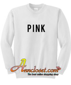 PINK Font Sweatshirt