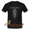 Think Hippie Thoughts T Shirt