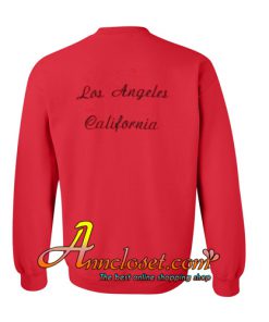 Los Angeles California Sweatshirt BACK
