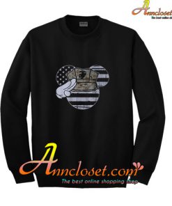 Mouse American Flag Sweatshirt
