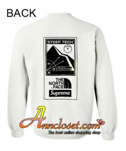 Steep Tech White Sweatshirt BACK