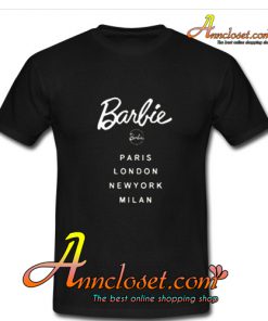 Barbie Paris London Newyork Milan T-Shirt