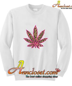 Cannabis Marijuana Leaf Sweatshirt