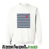 Stripe Heart Sweatshirt