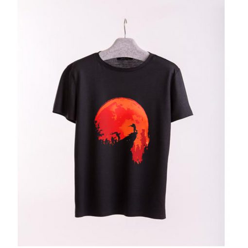 Zombie Red Moon t-shirt