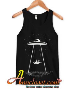 Gothic Alien UFO Black tank tops Galaxy Print Star Wars Hipster Indie Swag Dope Pastel Goth Clothing Hype tank tops