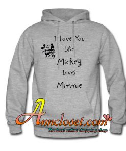 I Love You Like Mickey Loves Minnie unisex Ragaln Disney Couples tee Disney Honeymoon Shirt Disney tee Disney Raglan hoodie