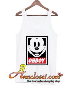 Oh Boy Mickey Mouse Obey Inspired tank top