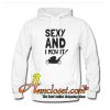 Sexy And I Mow It Funny Men's Gardening hoodie