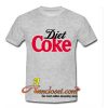 diet coke t-shirt - M, Gray