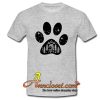 Camping With My Dog Paw Shirt Slouchy Tee tshirt