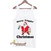Christmas Unisex Sweatshir Merry Christmas Sweater,Merry Friggin, Drunk Santa tank top