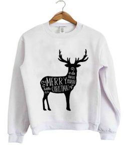 Merry Christmas,Ladies Christmas shirt, woman reindeer shirt ,have yourself a merry little Christmas , long sleeve Christmas shirt