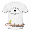 california paradise cove tshirt