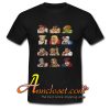 Street Fighter 2 Continue Faces T-shirt