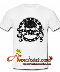 Handyman Crossbones T-Shirt, maintenance man skull shirt