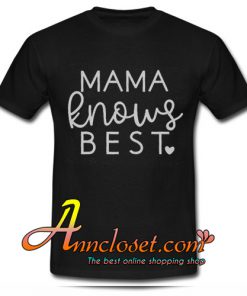 MAMA KNOWS Sweatshirt or T Shirt, Crewneck Mom Sweatshirt
