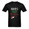 Bump's First Christmas with santa hat T shirt