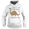 Girls love dinosaurs too Ella saurus-rex hoodie