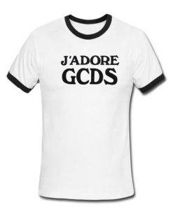 J'adore GCDS ringer shirt