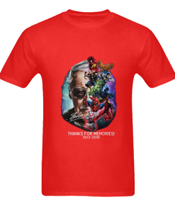 Stan Lee Father Of Marvel T-Shirt red