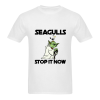 Yoda Seagulls stop it now t shirt white